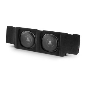 JL Audio Stealthbox® Enclosed Subwoofer for Chevrolet Silverado, GMC Sierra Crew Cab Trucks and Crew Cab “Classic” Trucks (SB-GM-SLVCRW/10TW3)