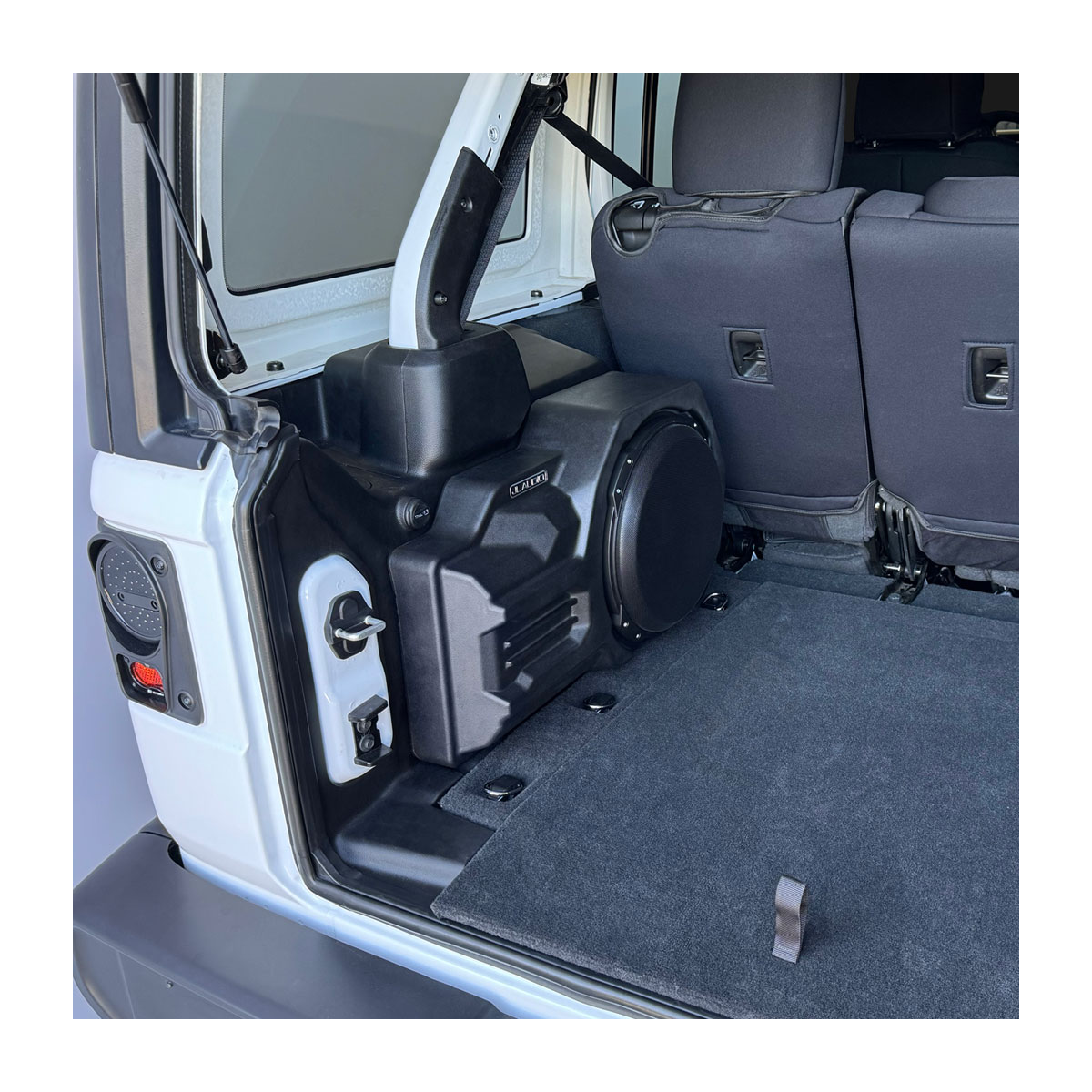 JL Audio Stealthbox® Enclosed Subwoofer for Jeep Wrangler Unlimited - Image 3