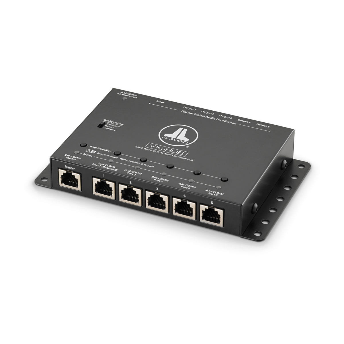JL Audio JLid™ Communication and Optical Audio Network Hub for VXi Amplifiers (VXi-HUB) - Image 3
