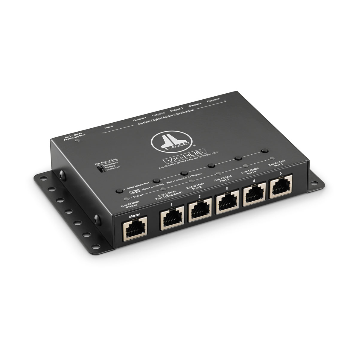 JL Audio JLid™ Communication and Optical Audio Network Hub for VXi Amplifiers (VXi-HUB) - Image 2